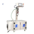 table top test tube manual paste lpg cylinder packaging encrusting coconut oil bottle double heads paste filling machine